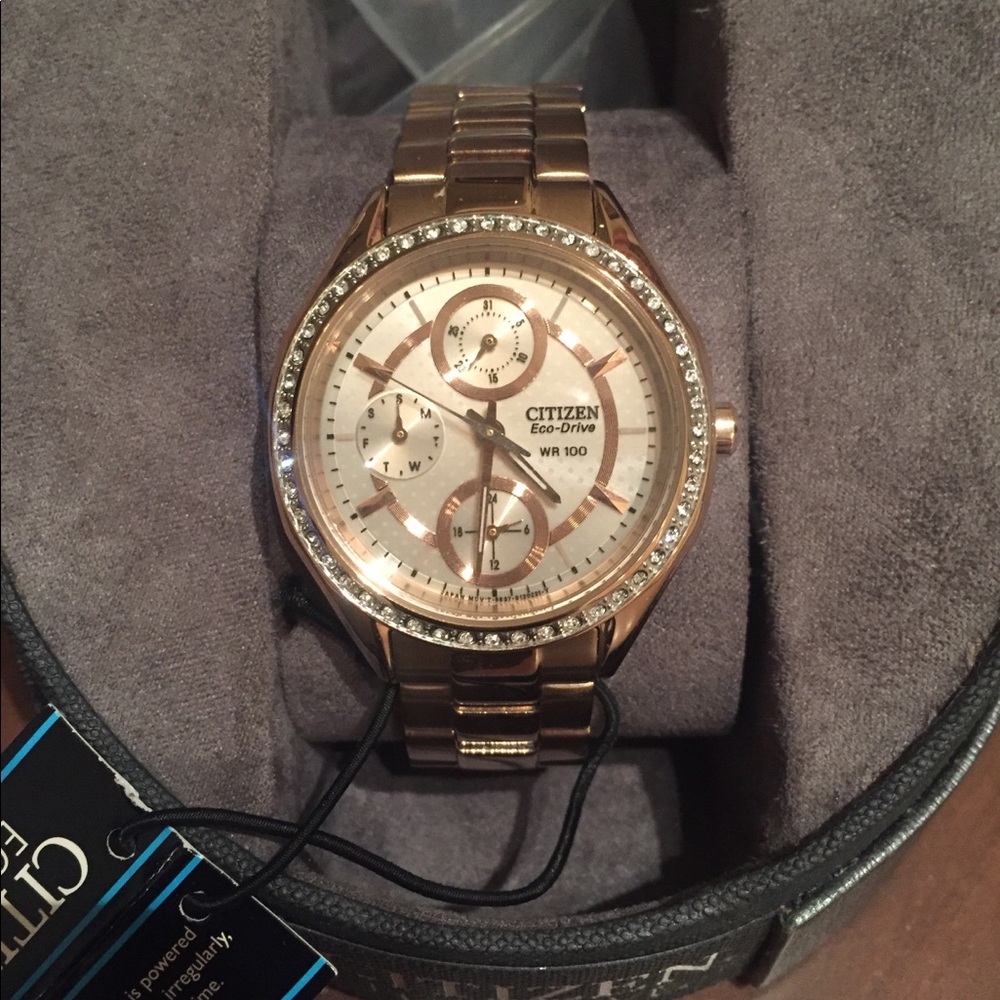 Citizen watch with Swarovski crystals